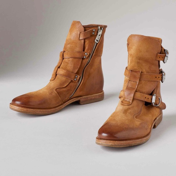 Zarek cut out leather boots by A.S.98. New in box. - Picture 2 of 7